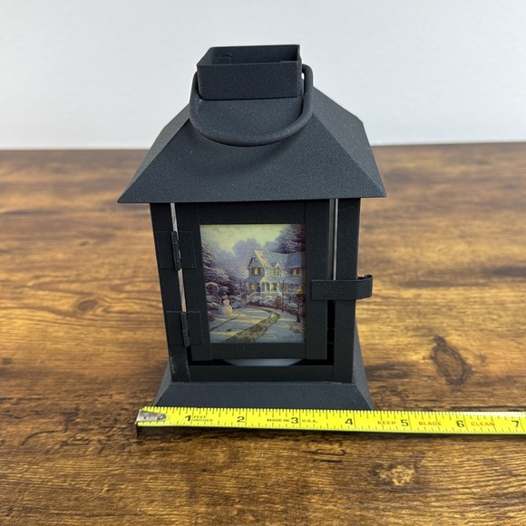 Candle Lantern with Scenic Artwork & Candle Inside - Picture 10 of 10